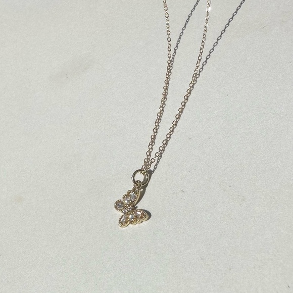 flutter necklace | 14k gold filled - Picture 1 of 1